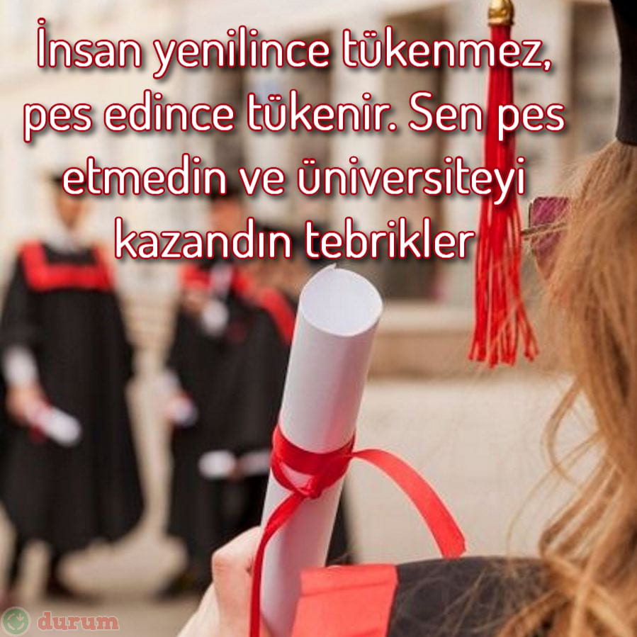 Üniversite Kazananlara Kutlama Sözleri