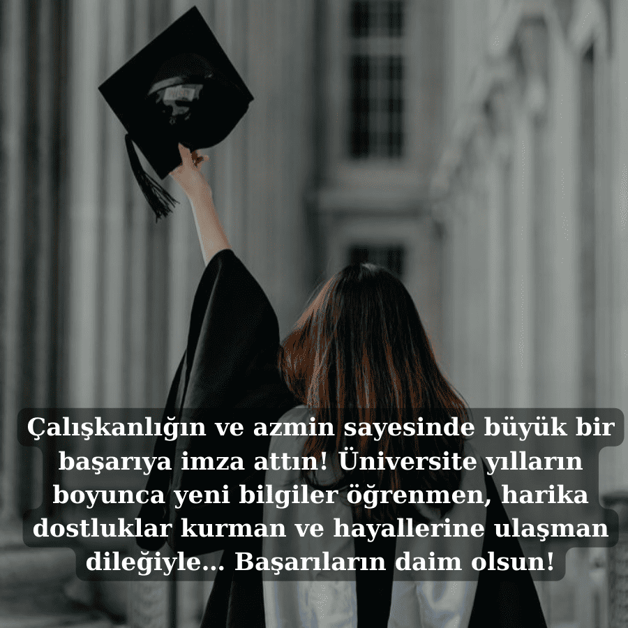 Üniversiteyi Kazananlara Tebrik Mesajları