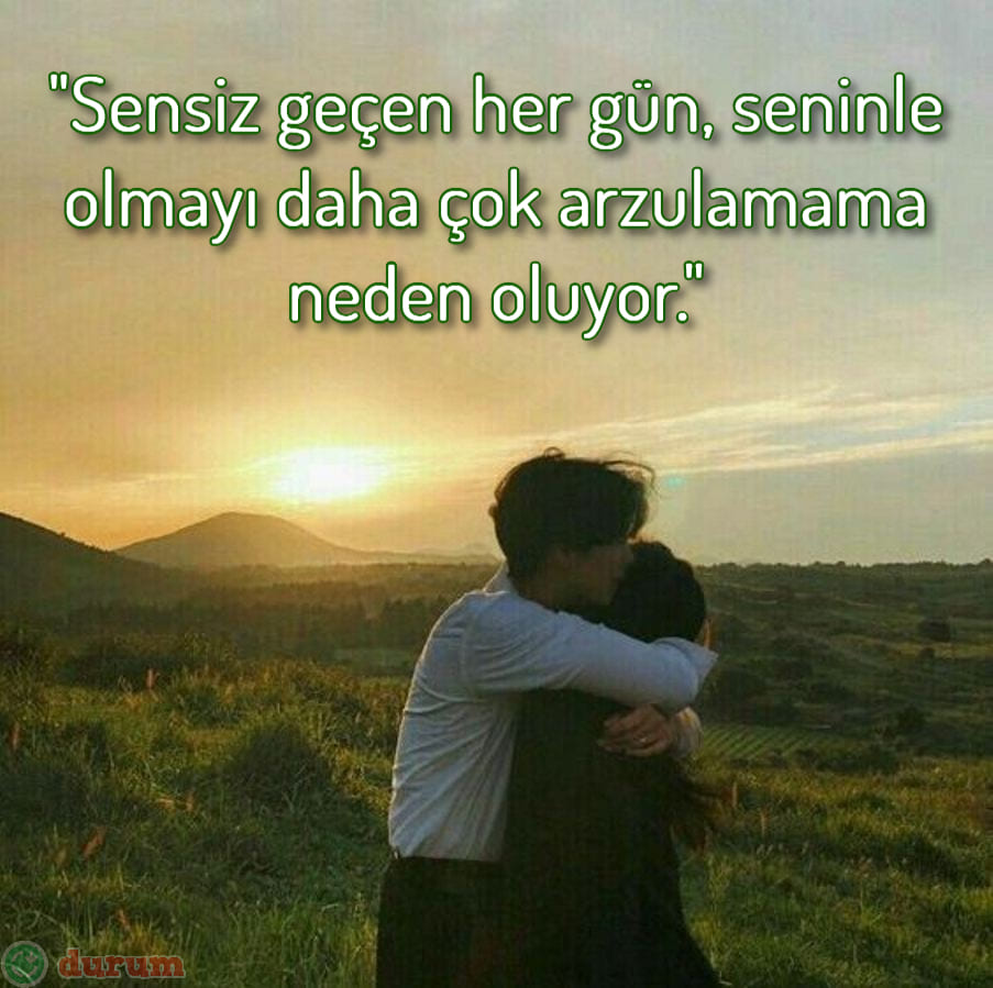 Uzaktaki Sevgiliye Sözler anlamlı