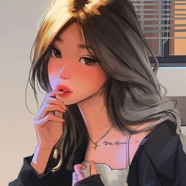 Üzgün kız profil  5