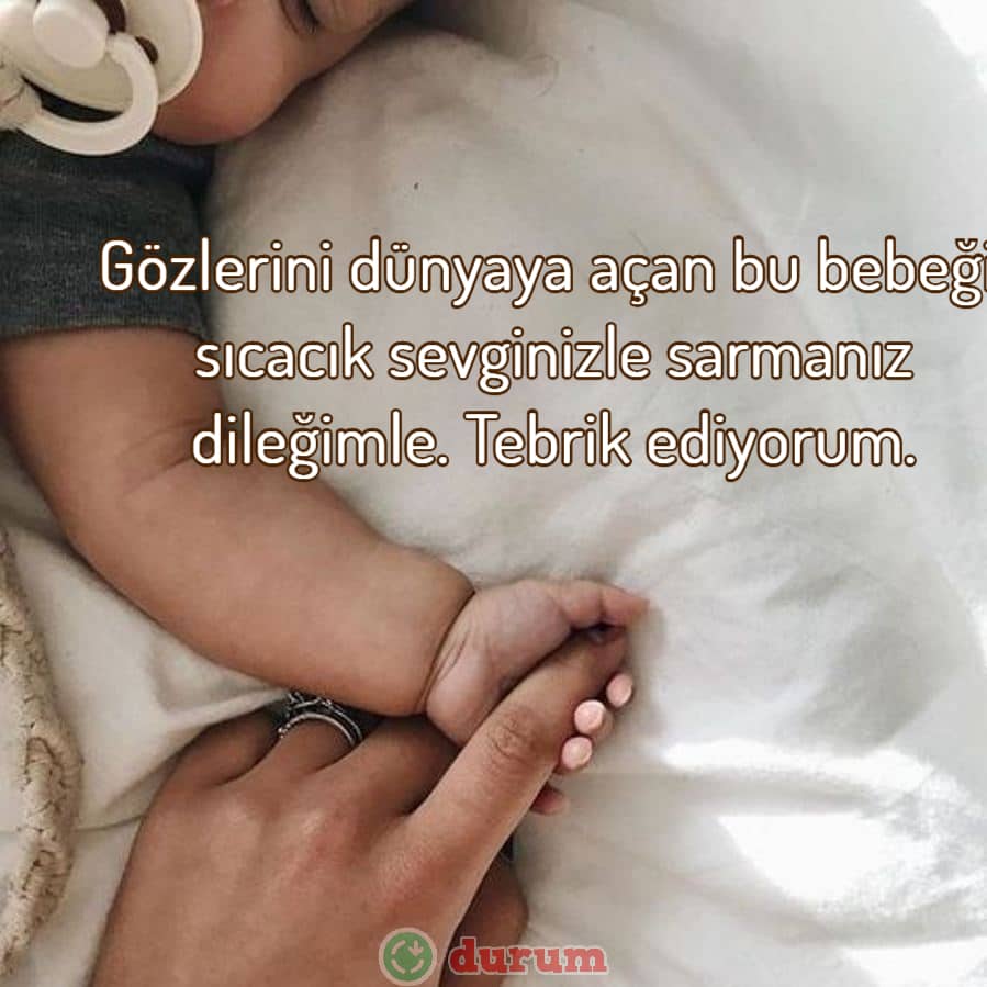 YENİ DOĞAN BEBEĞE SÖZLER