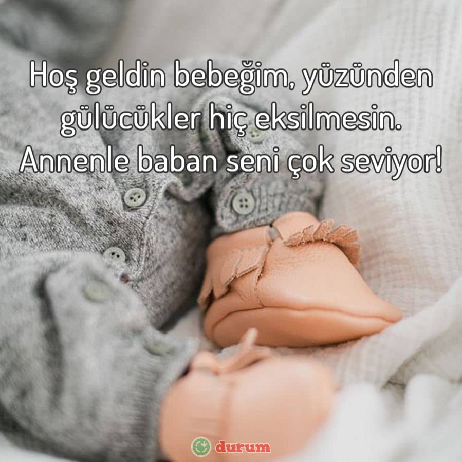 Yeni Doğan Bebek Mesajları 2022