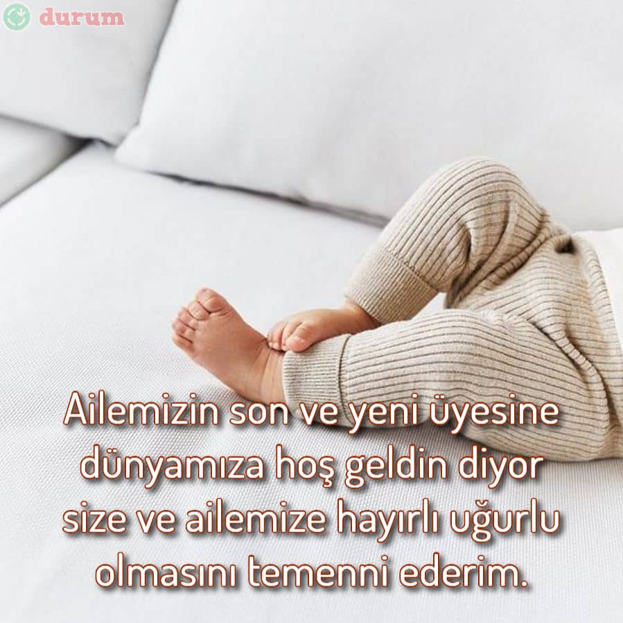 Yeni Doğan Bebek mesajları