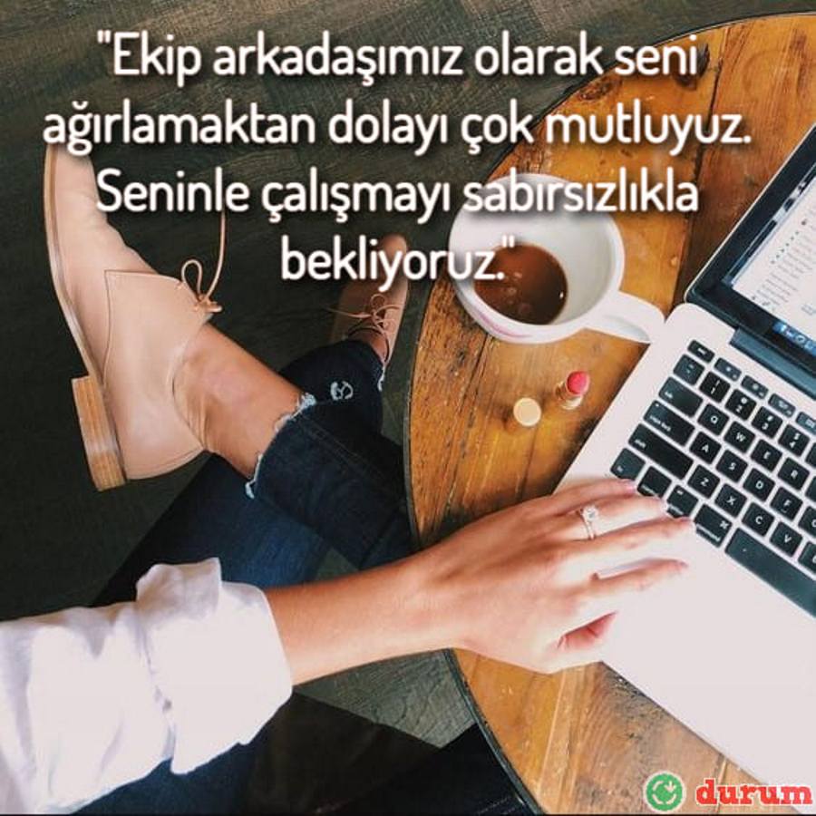Yeni Ekip Üyesi için Mesajlar guzel