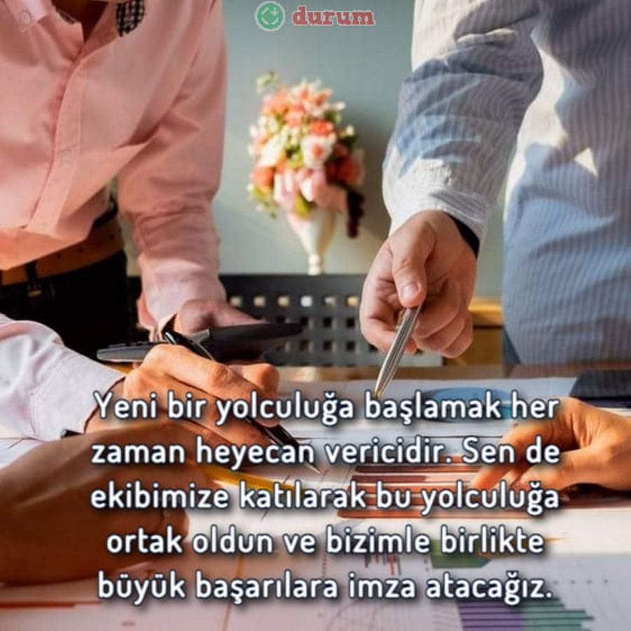 Yeni Ekip Üyesi için Mesajlar kisa