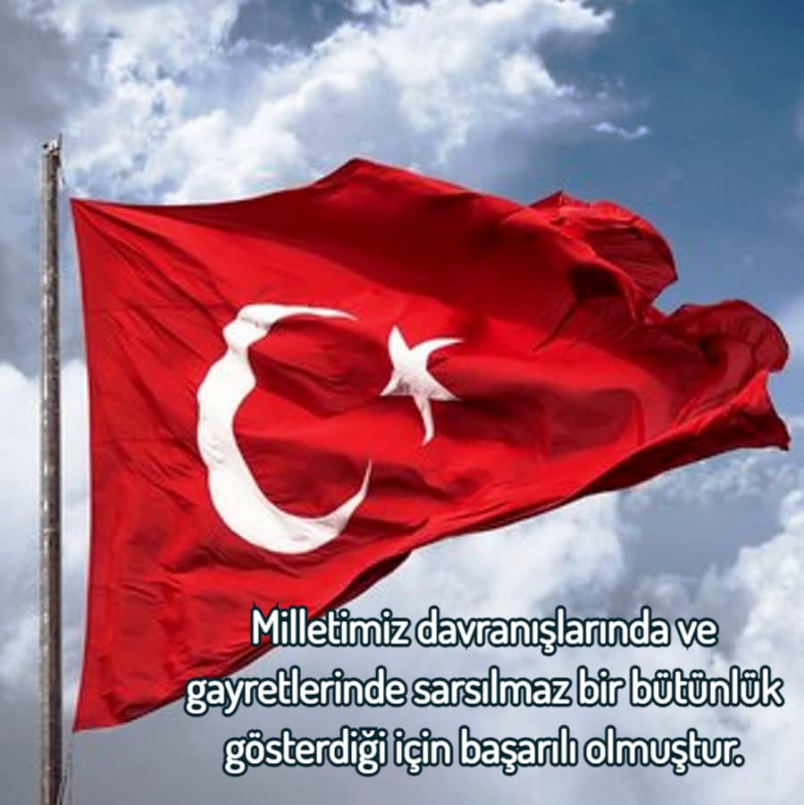 Zafer Bayramı sözleri...